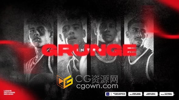 复古美学艺术气息风格开场视频片头动画-AE模板