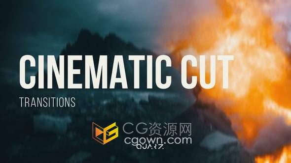 电影级影片剪辑漏光快闪效果视频转场过渡-AE模板下载