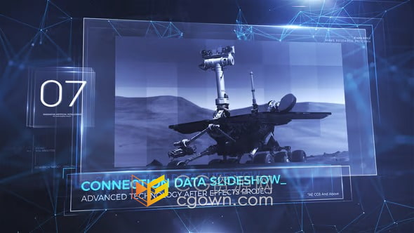 企业技术数据核心枢纽公司宣传片视频动画-AE模板