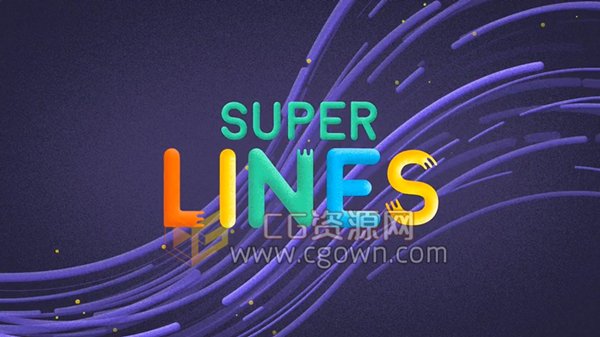 Super Lines v1.5.0 AE脚本流动线条MG动画效果生成