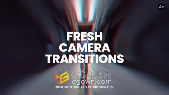 520种摄像机镜头动画转场特效过渡-AE模板
