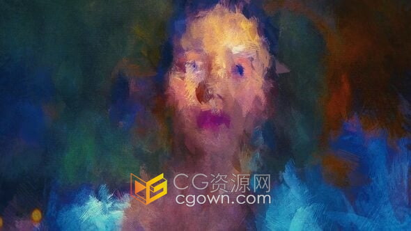 AE模板-三种不同的艺术风格油漆蜡笔和水彩逼真的彩绘视觉效果叠加