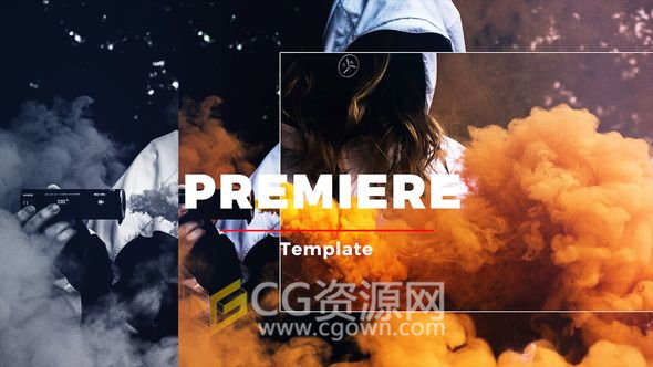 PR模板制作图形动画展示城市旅行时尚图片视频片头-Premiere模板