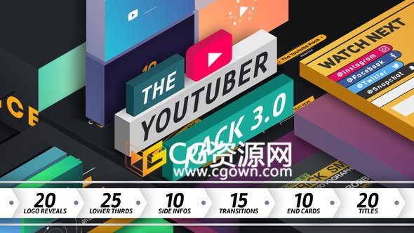 AE模板与PR预设视频广告宣传包装字幕LOGO动画效果工程