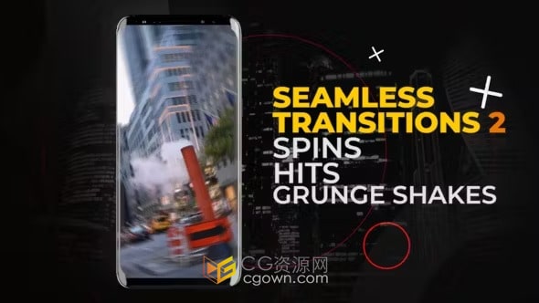 38种酷炫创意的垂直短视频动画过渡效果-PR模板