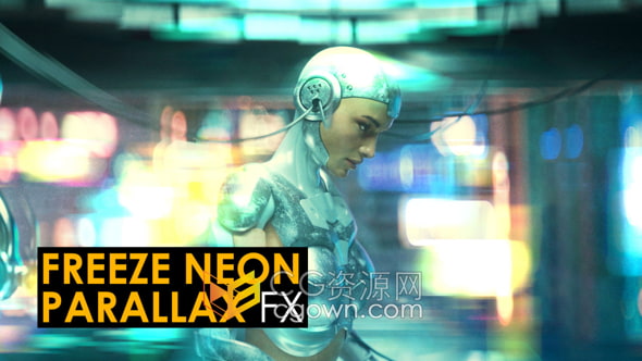 PR预设-64个超级酷炫创意动画创建视频冻结霓虹灯视差定格效果