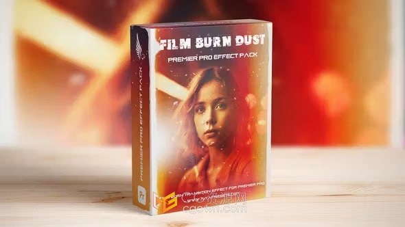 PR转场模板-胶片漏光和刻录过渡元素营造迷人的电影感觉