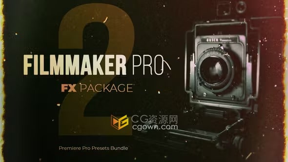 复古叠加元素和老电影放影划痕撕裂胶片刻录过渡-PR模板