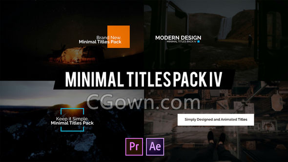 Premiere预设与AE模板27组文字标题动画效果视频字幕制作下载