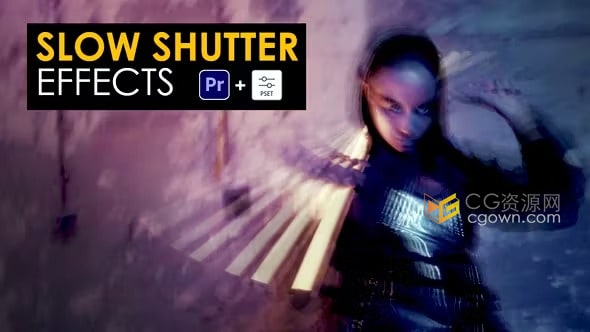 12个柔化镜头滤镜效果慢速快门拖影叠加元素-PR预设