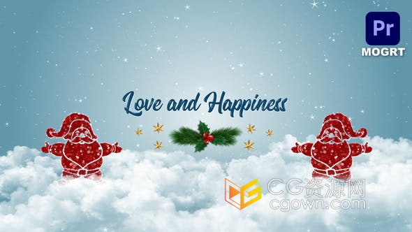 PR模板-网站频道圣诞新年问候视频公司企业节庆祝福贺卡