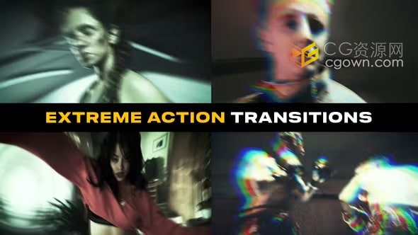 24种扭曲晃动像差故障过渡-PR转场模板