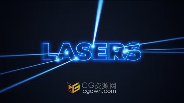 PR模板-复古激光标题Retro Laser Titles