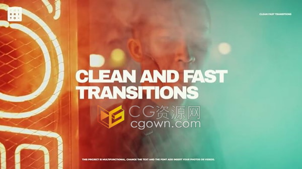 PR转场模板分割百叶窗滑动效果过渡动画