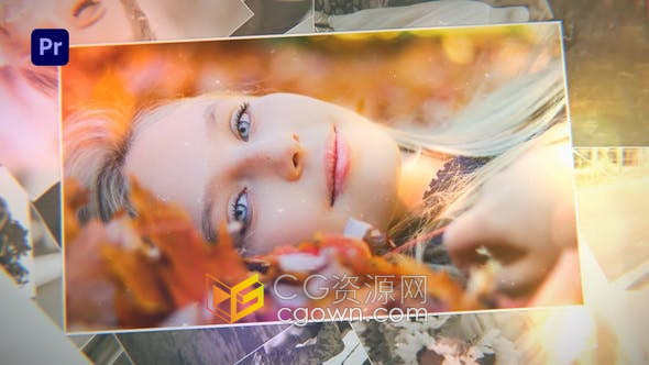 Premiere Pro 2021照片幻灯片现代美好回忆视频相册-PR模板