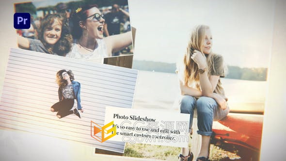 Premiere Pro 2021版本模板制作视频相册回忆照片幻灯片