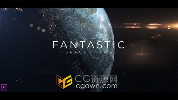 PR模板-天文学推动科技进步创新战略介绍宣传视频地球星球3D动画背景