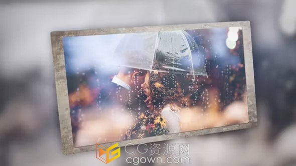 照片展示动画幻灯片视频相册制作-PR模板