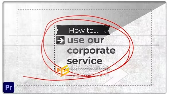 PR模板-制作说明手册操作指南视频适合企业服务商业产品DIY说明