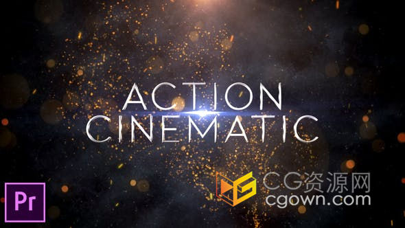 PR预设-史诗爆炸流体粒子演绎动作电影预告片标题片名宣传视频