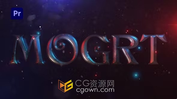 PR模板-3D奇幻电影片名史诗氛围视频游戏电影标题预告片