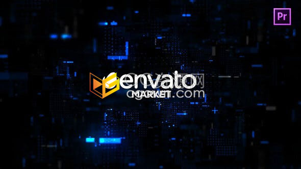 PR模板-高科技互联网公司网站介绍数字技术简介标题片头