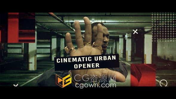 Premiere很酷新模板带有彩色叠加分屏定帧上剪切图像背景与人物分开定格介绍视频