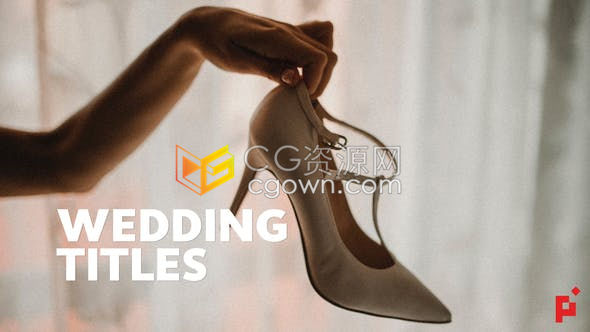 50组MOGRT婚礼视频字幕Wedding徽章文字标题动画效果-PR预设模板下载