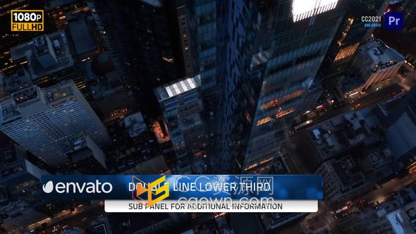 Premiere模板-新闻节目电视频道包装视频字幕条动画制作