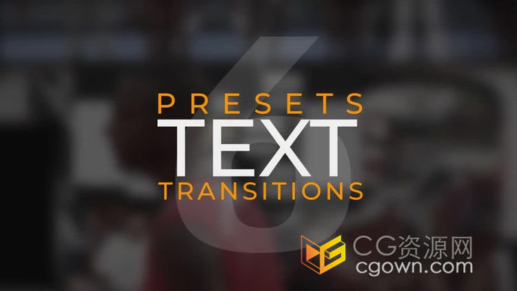 10个很酷的文本故障过渡预设业务演示极限运动介绍视频-PR预设