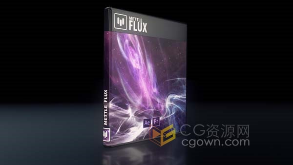 AE/PR插件Mettle Flux v1.16.2抽象梦幻星云科幻背景动画生成