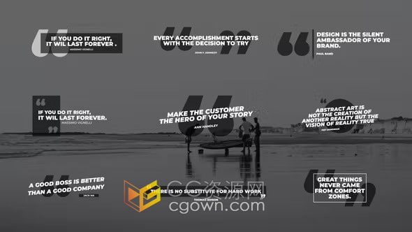 PR标题模板-个人资料行情报价介绍引用标题字幕Quotes Titles