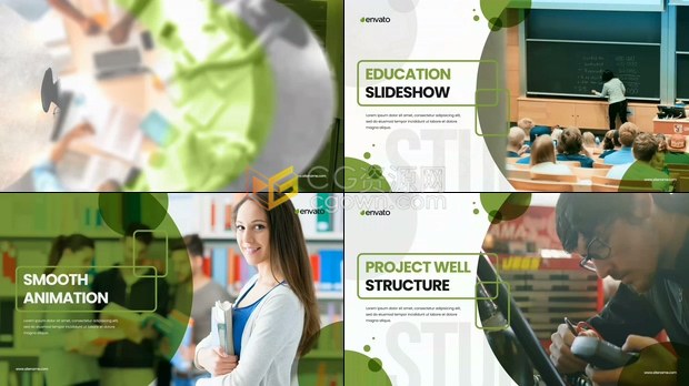 商业时间轴大学介绍企业幻灯片牙科教育活动推广介绍宣传视频-PR预设AE模板下载