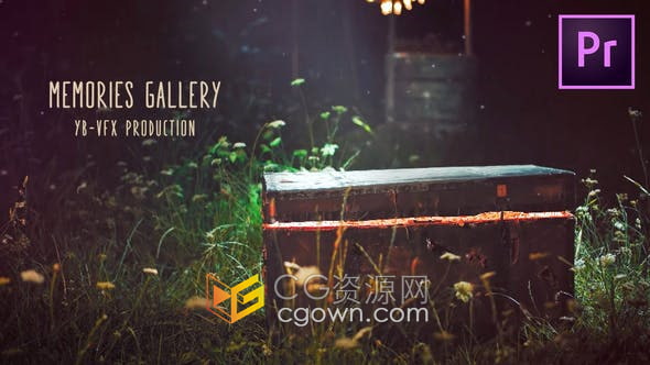 PR模板-充满回忆影片与大家分享照片展示动画视频相册
