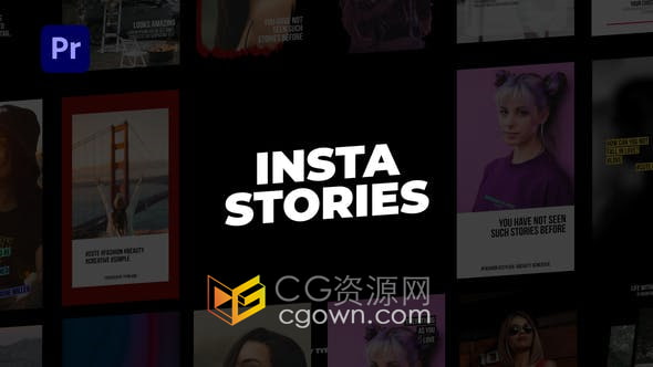 PR模板-14组短视频制作模板运动时尚模特旅行假期家庭照片