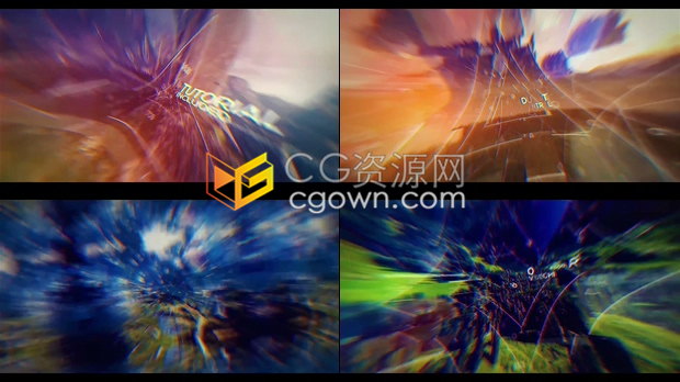 PR模板下载图形线条视觉效果简介科技公司电影预告片视频动画-Premiere预设