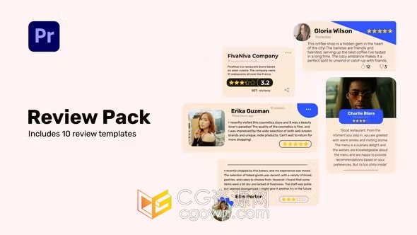 10条评论标题用户推荐客户反馈产品评价-PR模板