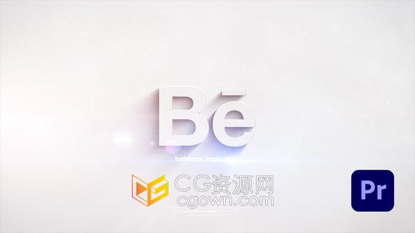 AE与PR模板-3D挤压旋转LOGO动画视频片头制作