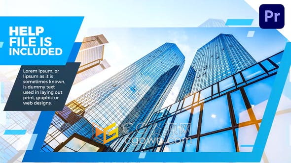 PR模板-企业宣传幻灯片业务介绍时间线图文动画视频