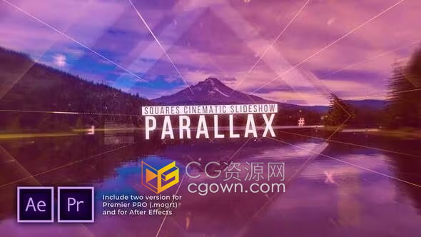 AE与PR模板-史诗般电影视差视频制作高科技科学开场白战争主题幻灯片