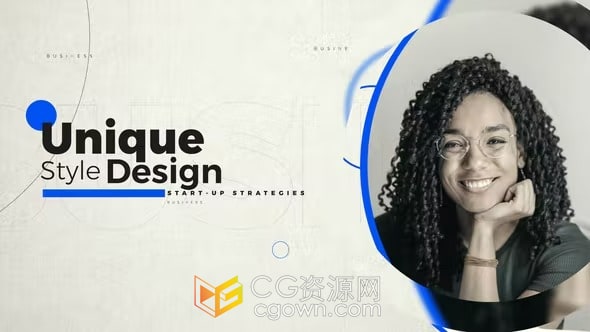 商业企业团队人物介绍视频宣传动画PR模板