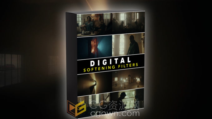 PR/达芬奇预设-10组视频画面朦胧梦境柔化滤镜发光效果Digital Softening Filters