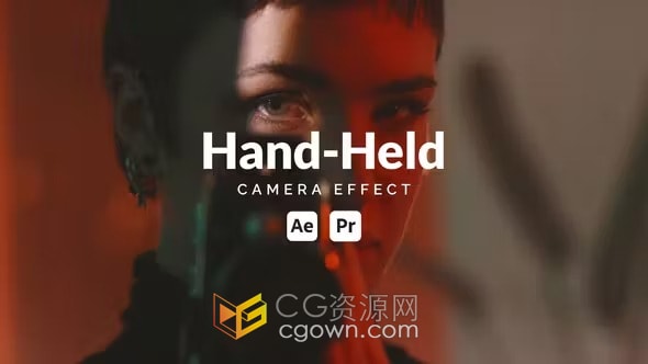 模拟手持相机抖动效果摄像机晃动镜头动作场景叠加特效-AE&PR模板