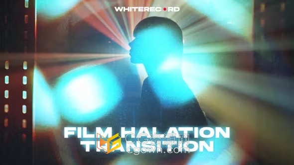 Film Halation Transitions免费PR模板下载电影光晕转场