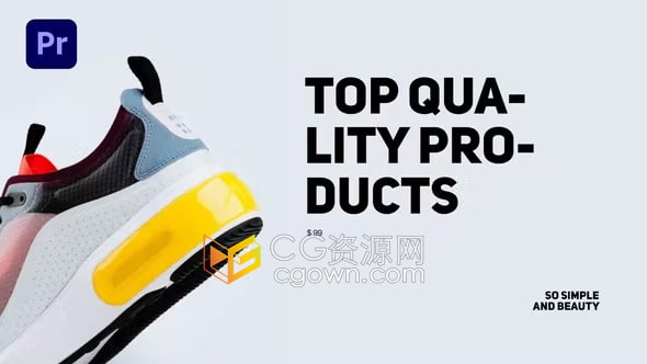 PR模板-产品介绍视频独特动画标题展示商品包装广告Products Promo
