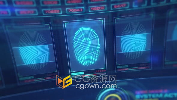 PR模板-HUD网络数据访问安全技术介绍科技公司视频片头