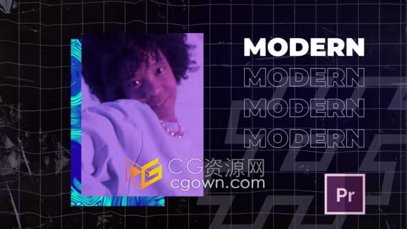 时尚现代潮流风格产品介绍广告短片快速节奏感媒体开场白-PR工程