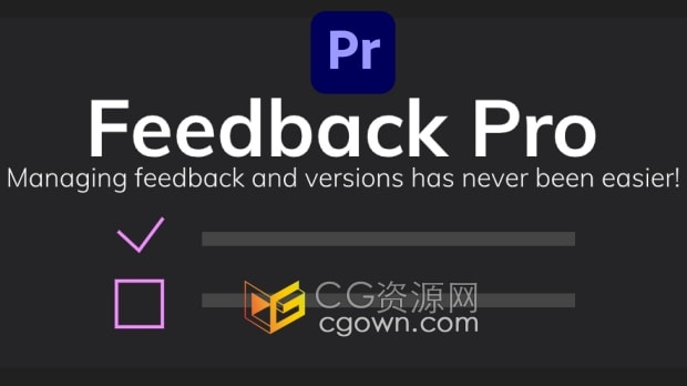 PR脚本Feedback Pro V1.2.1工程编辑时间线注释反馈修改意见