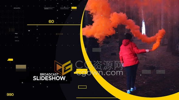 PR模板-视频宣传片企业优雅介绍图文幻灯片