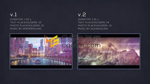 PR预设/AE模板-超现代未来视差效果网格覆盖粒子漏光镜头光晕视差毛刺幻灯片